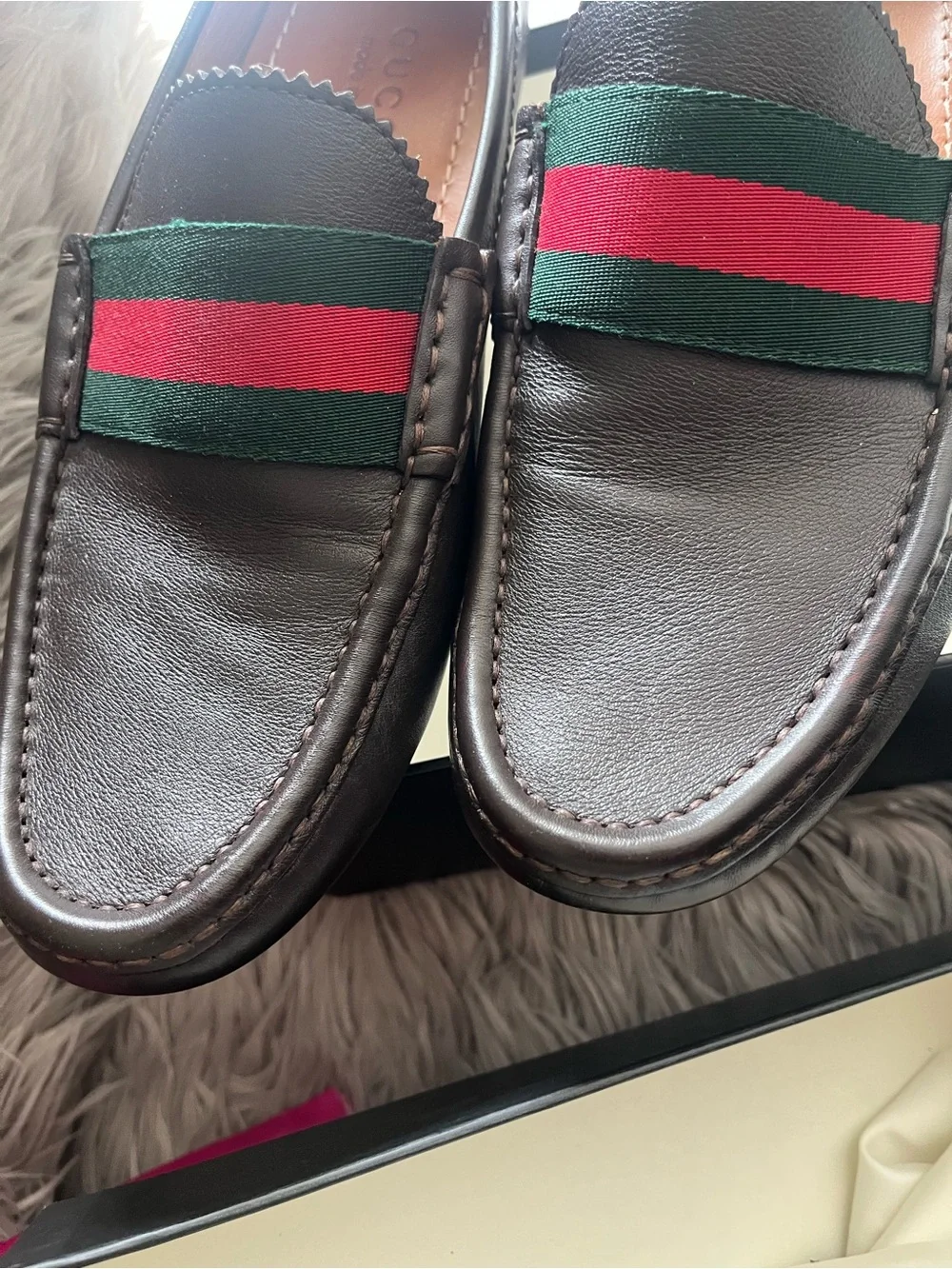 Gucci White Satin Dust Bag
